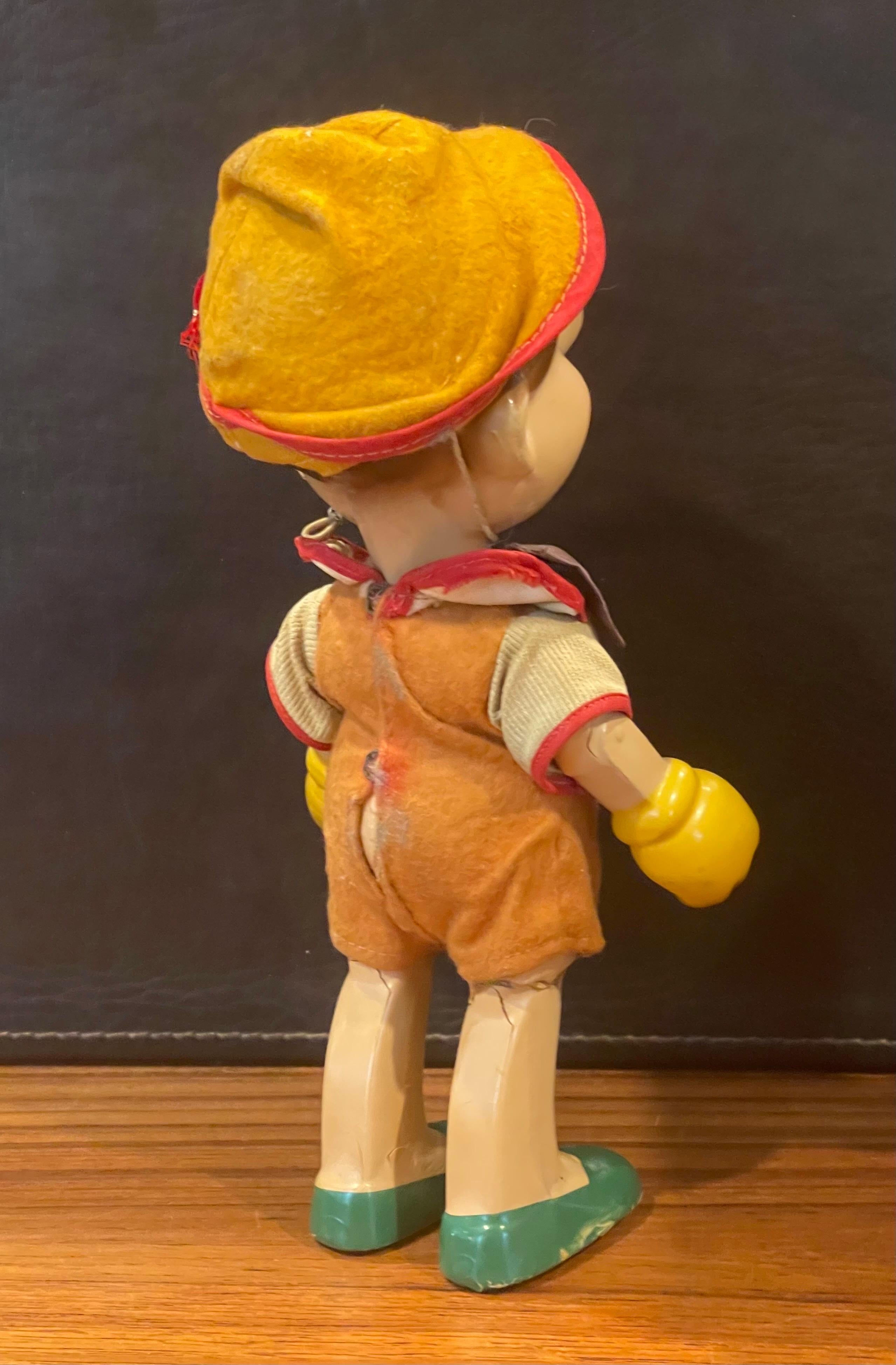 Antike Pinocchio-Puppe von Knickerbocker Toy Co. (Stoff) im Angebot