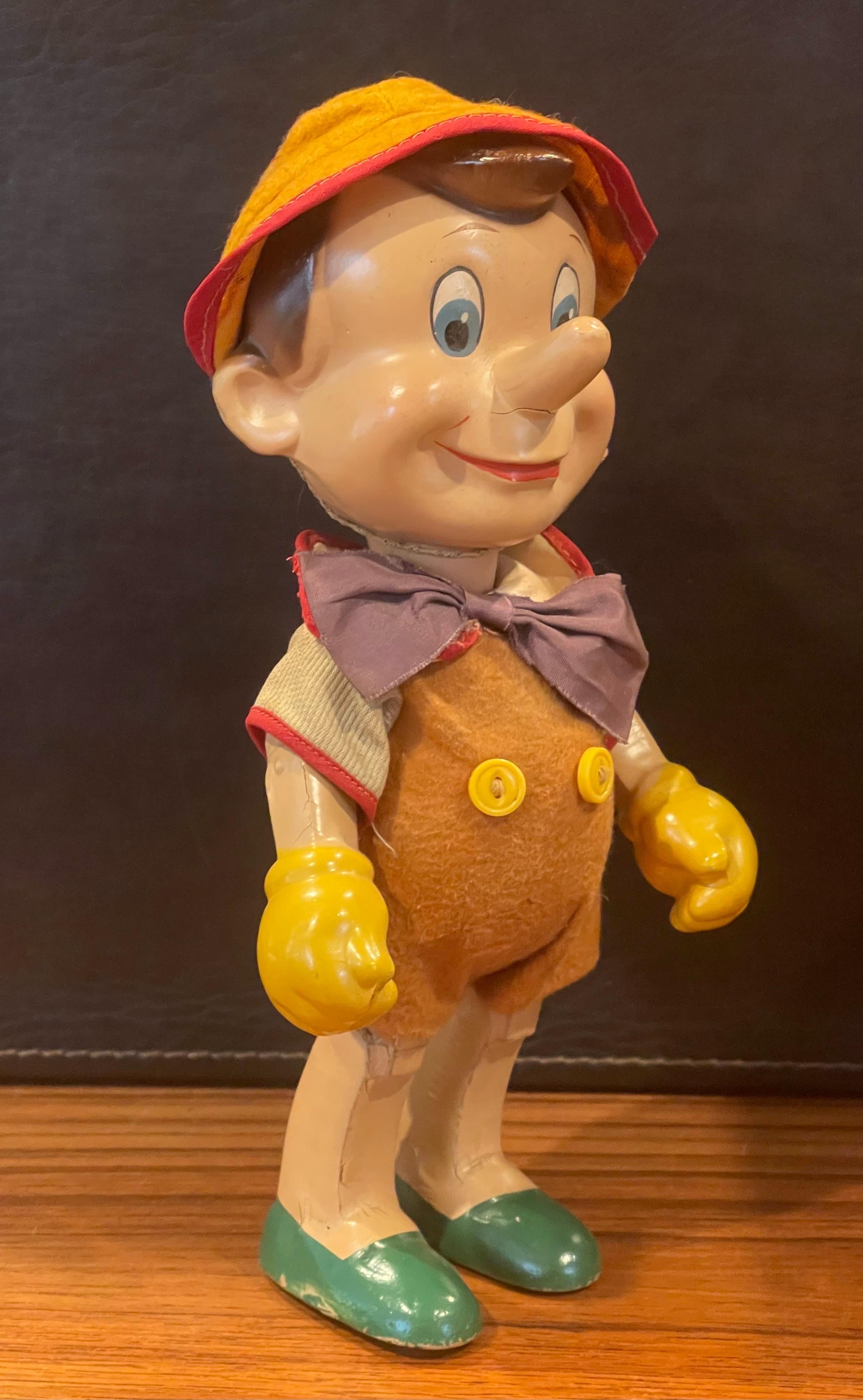 20th Century Antique Pinocchio Doll by Knickerbocker Toy Co. For Sale