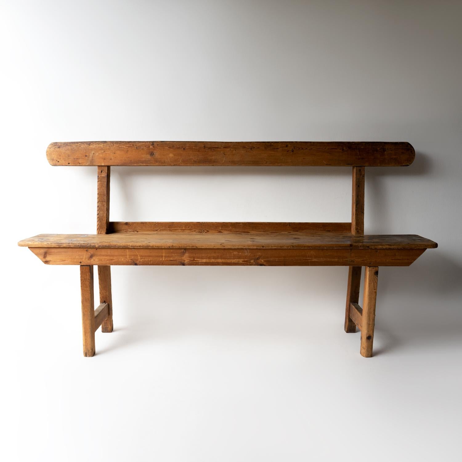 Anglais Ancien banc de moulin en pin et bois de textile, début du 20e siècle en vente