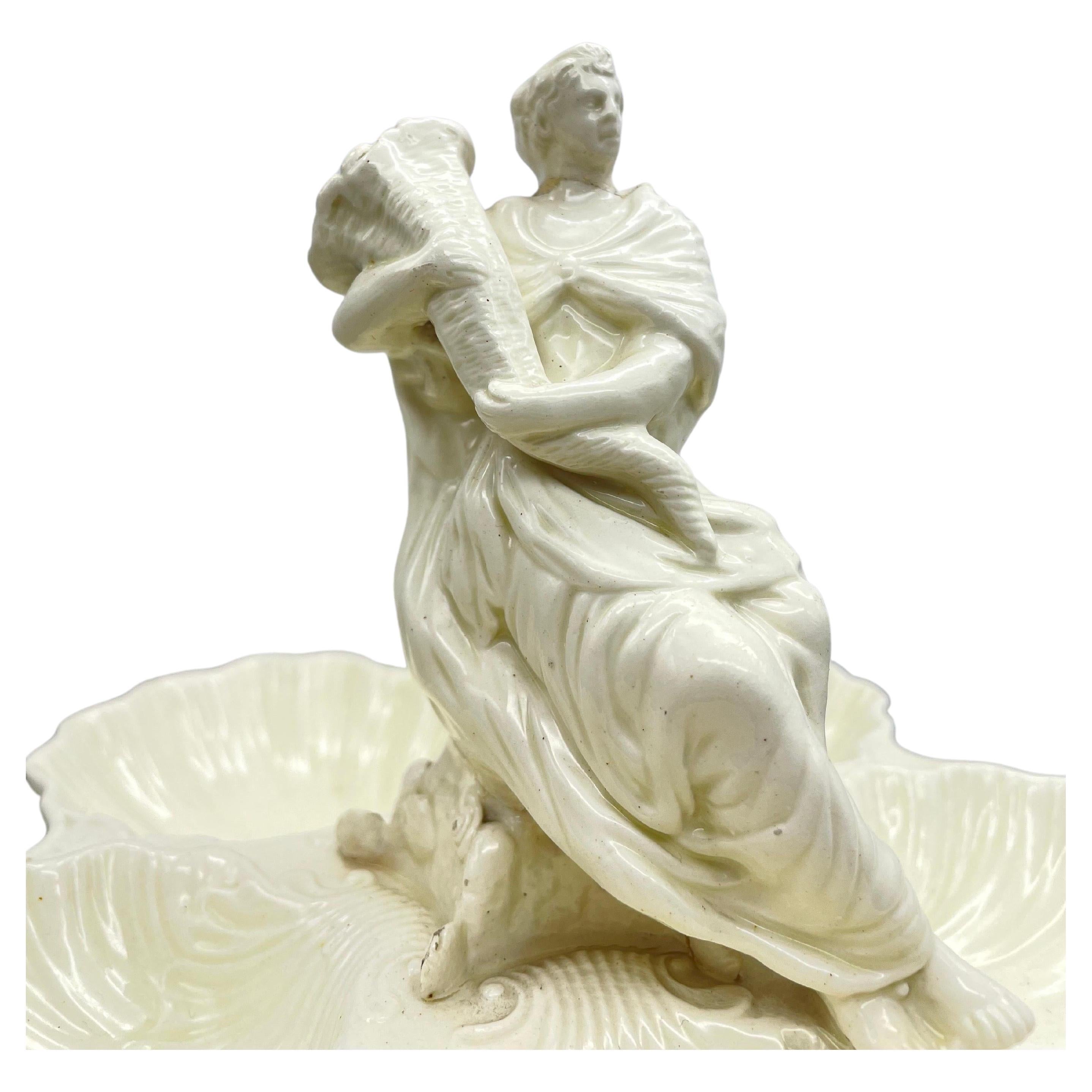 ANTIQUE PLAIN CREAMWARE POTTERY PLATT MENAGE CENTERPIECE ENGLISH CIRCA 1770, England

Antique plain undecorated pottery creamware centerpiece 