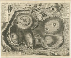 Plan of Ancient Jerusalem – Cornelis de Bruijn’s Engraved City View c.1698