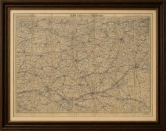 Antique Plan Vélo de la Touraine Cycling Map, Edward Stanford, 1902