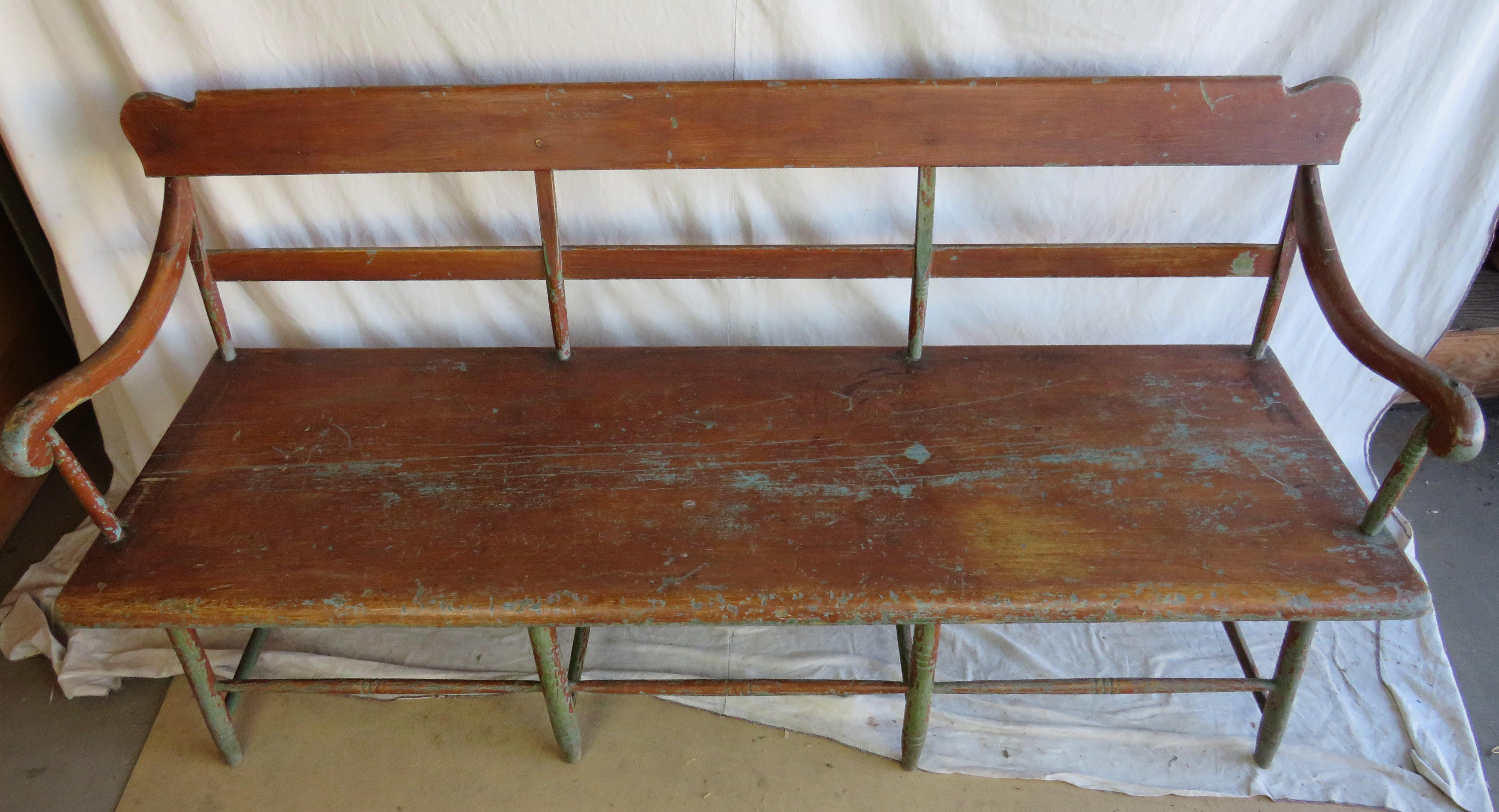 19th century plank seat 