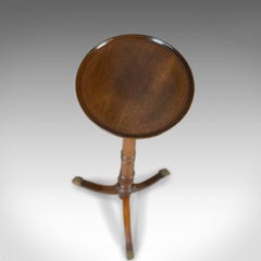 Antique Plant Stand, English, Regency, Torchere, Mahogany, circa 1810