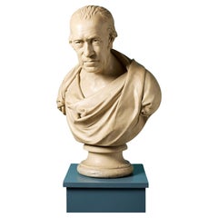 Antique Plaster Bust of James Watt