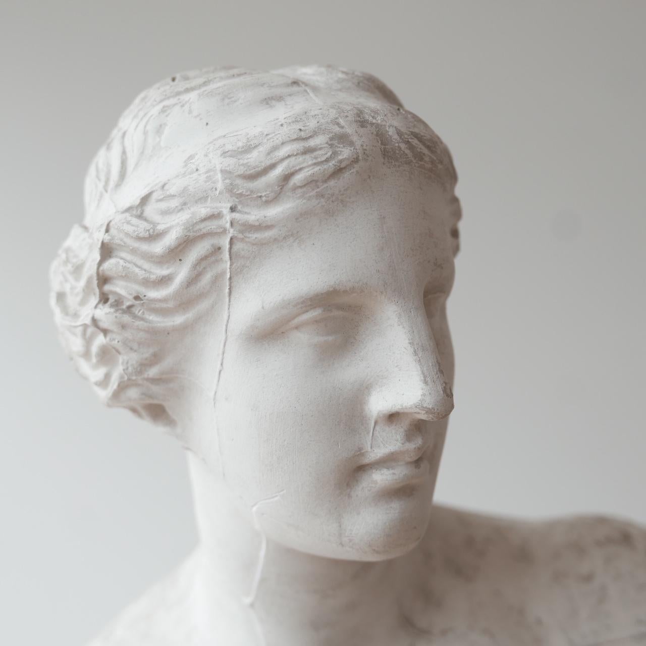 Antique Plaster Reduction of Venus De Milo Statue 5