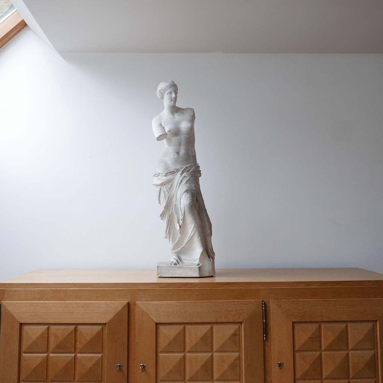 Antique Plaster Reduction of Venus De Milo Statue 9