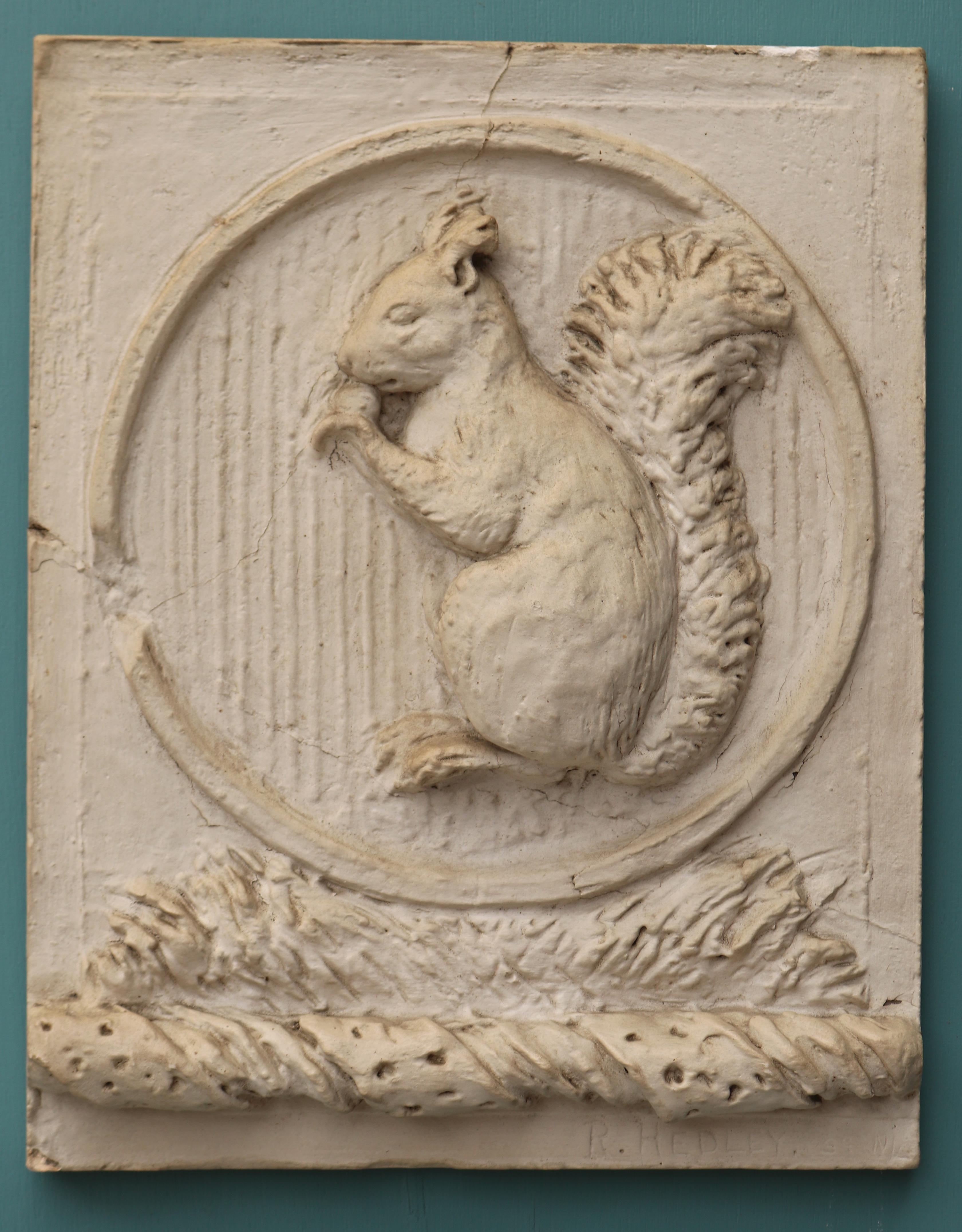antique plaster wall plaques