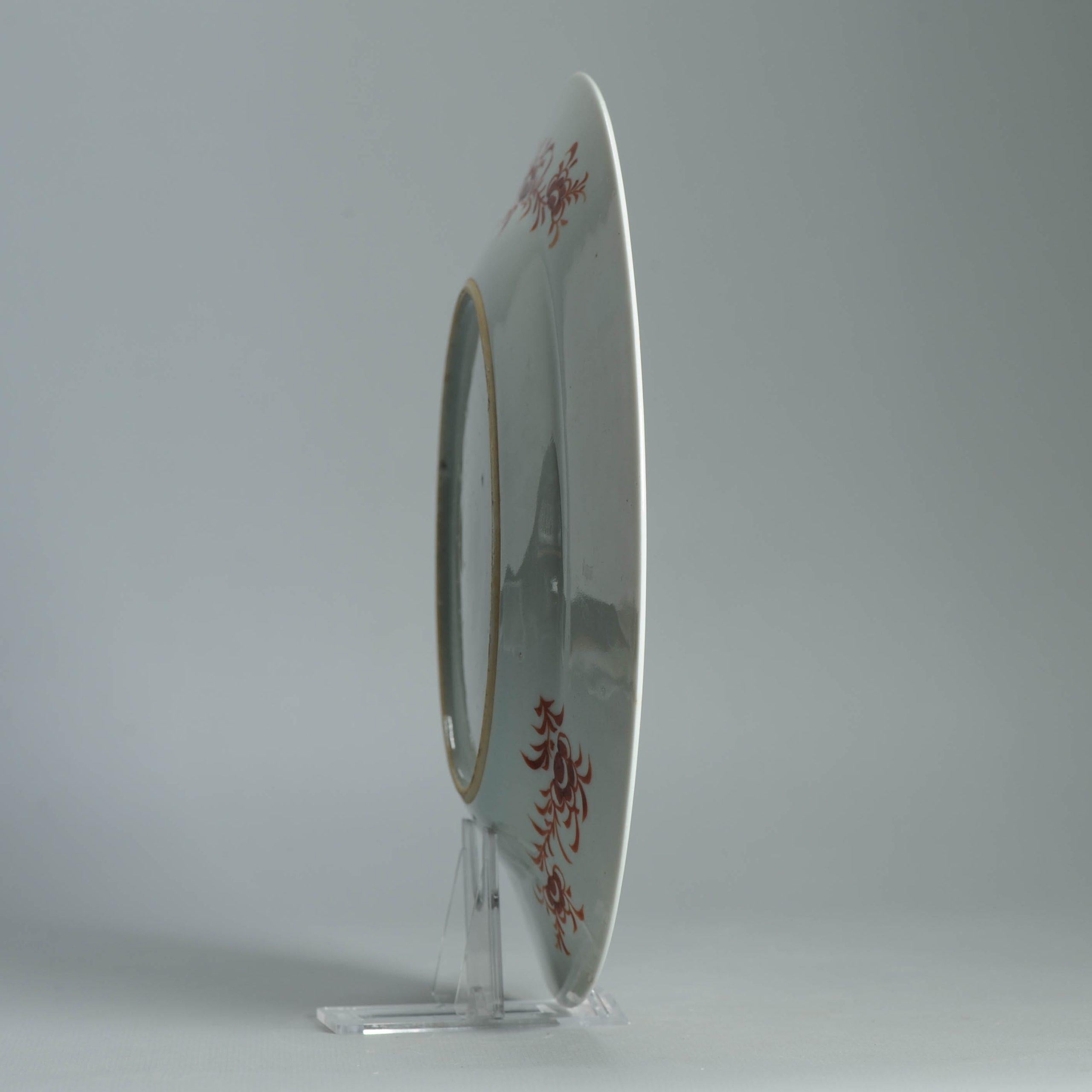 Antiker Teller 18. Jahrhundert Chinesisches Porzellan Amsterdam Bont Dekorierter Teller im Angebot 6