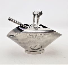 Antique Plated Presentation Sugar Bowl by Christopher Dresser for Walker & Hall