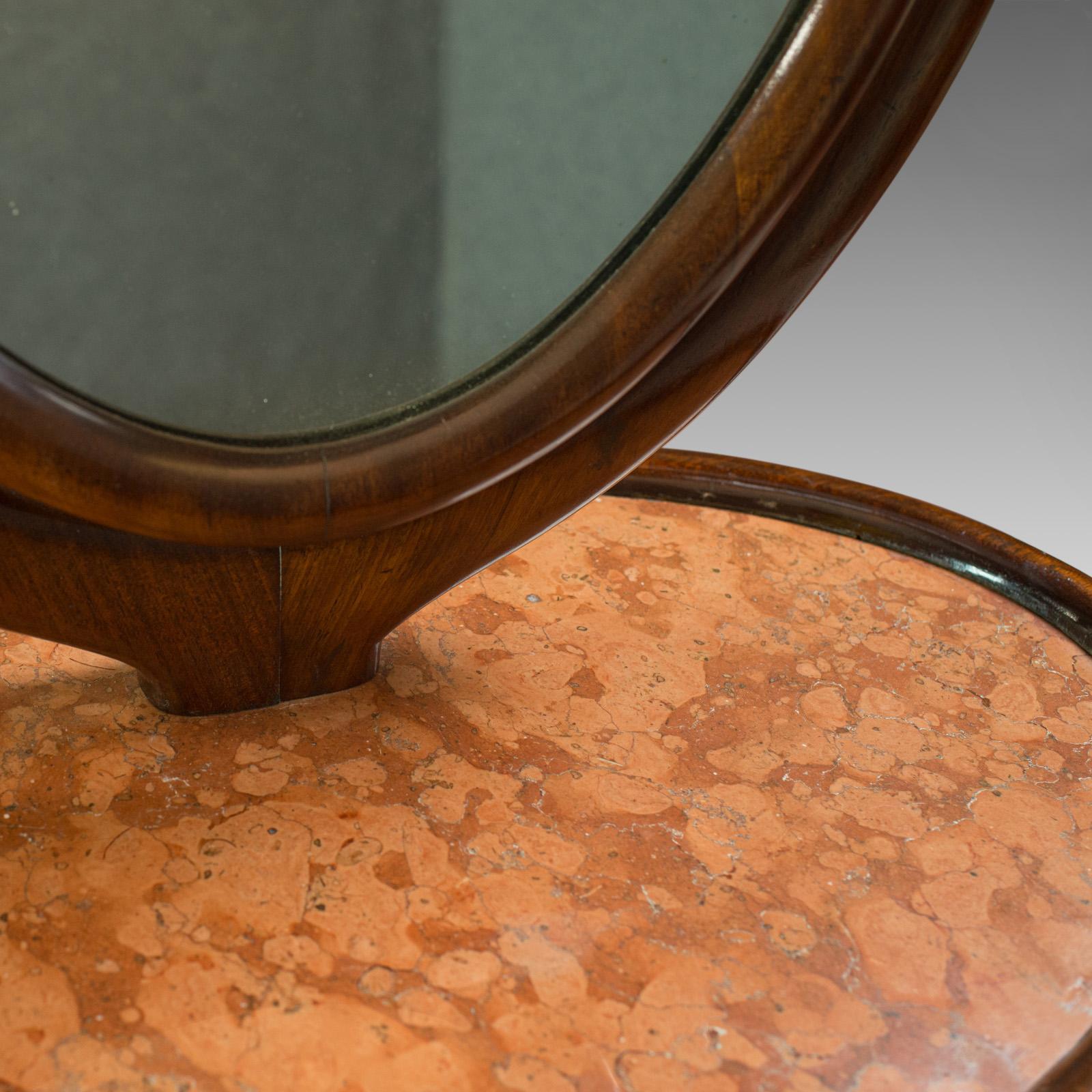 Antique Platform Mirror, Regency, Mahogany, Vanity, Toilet, Swing, circa 1830 2