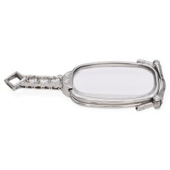 Antike Platin 0,6 TCW Diamant Lorgnette/Operette Brille