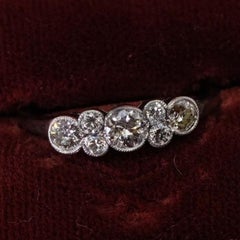 Antique Platinum 0.65 Ct Diamond Ring