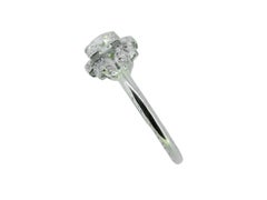 Antique Platinum 1/2 Carat Genuine Natural Diamond Ring '#J4774'