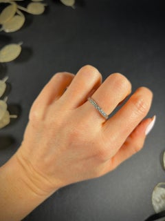 Antique Platinum 1920’s Hexagonal Band Ring