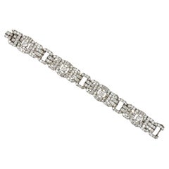 Antique Platinum and Diamond Art Deco Bracelet
