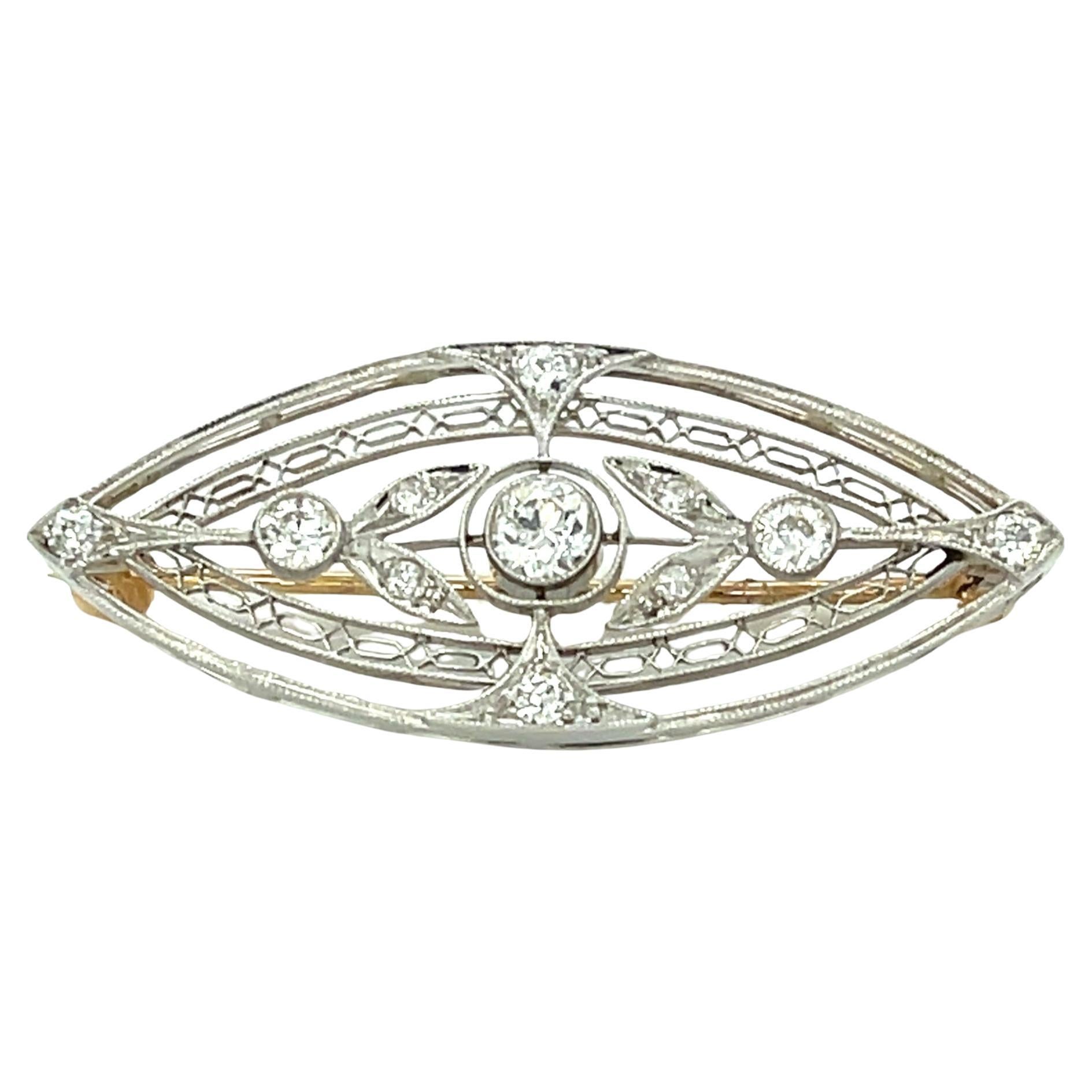 TIFFANY DIAMOND HORSESHOE BROOCH main image 0