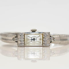 Antique Platinum & Diamond Hilton Watch