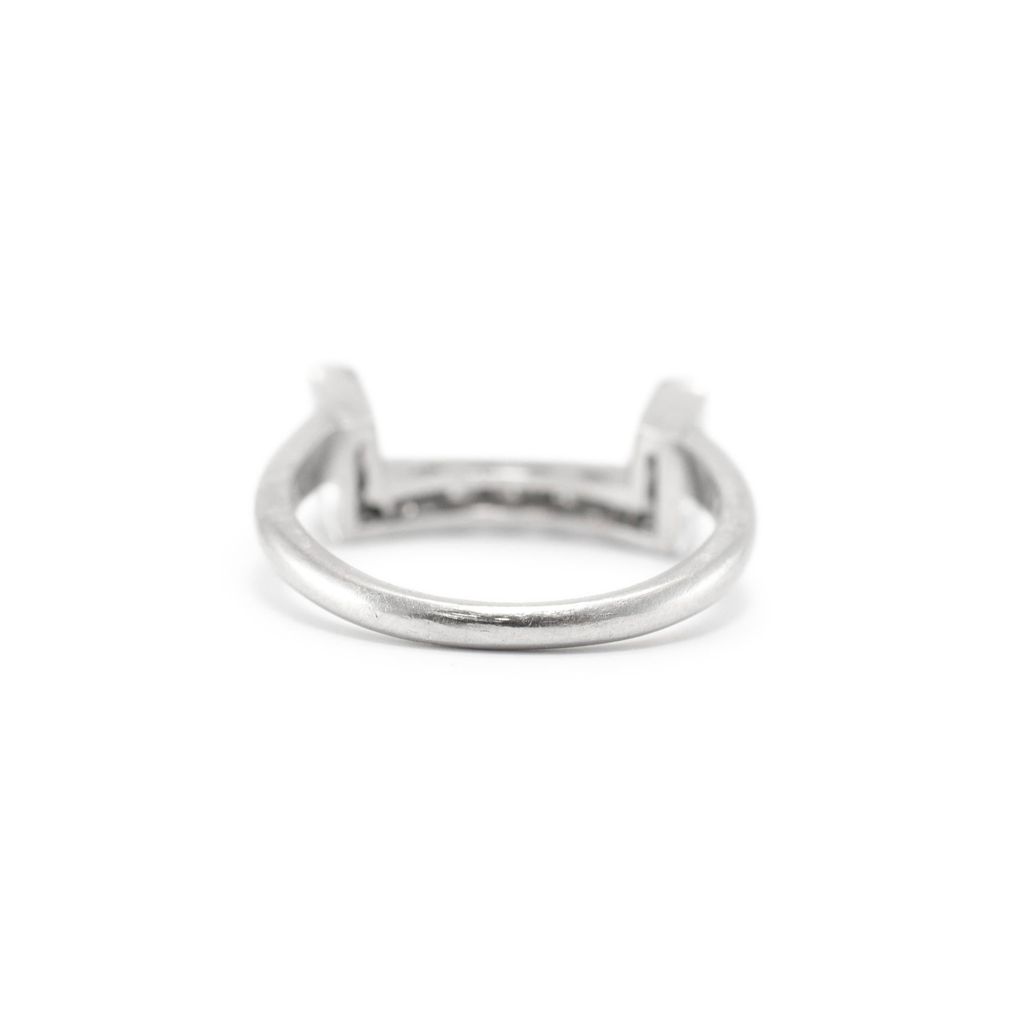 Antique Platinum Filigreed Single Cut Diamond Wedding Band For Sale 1