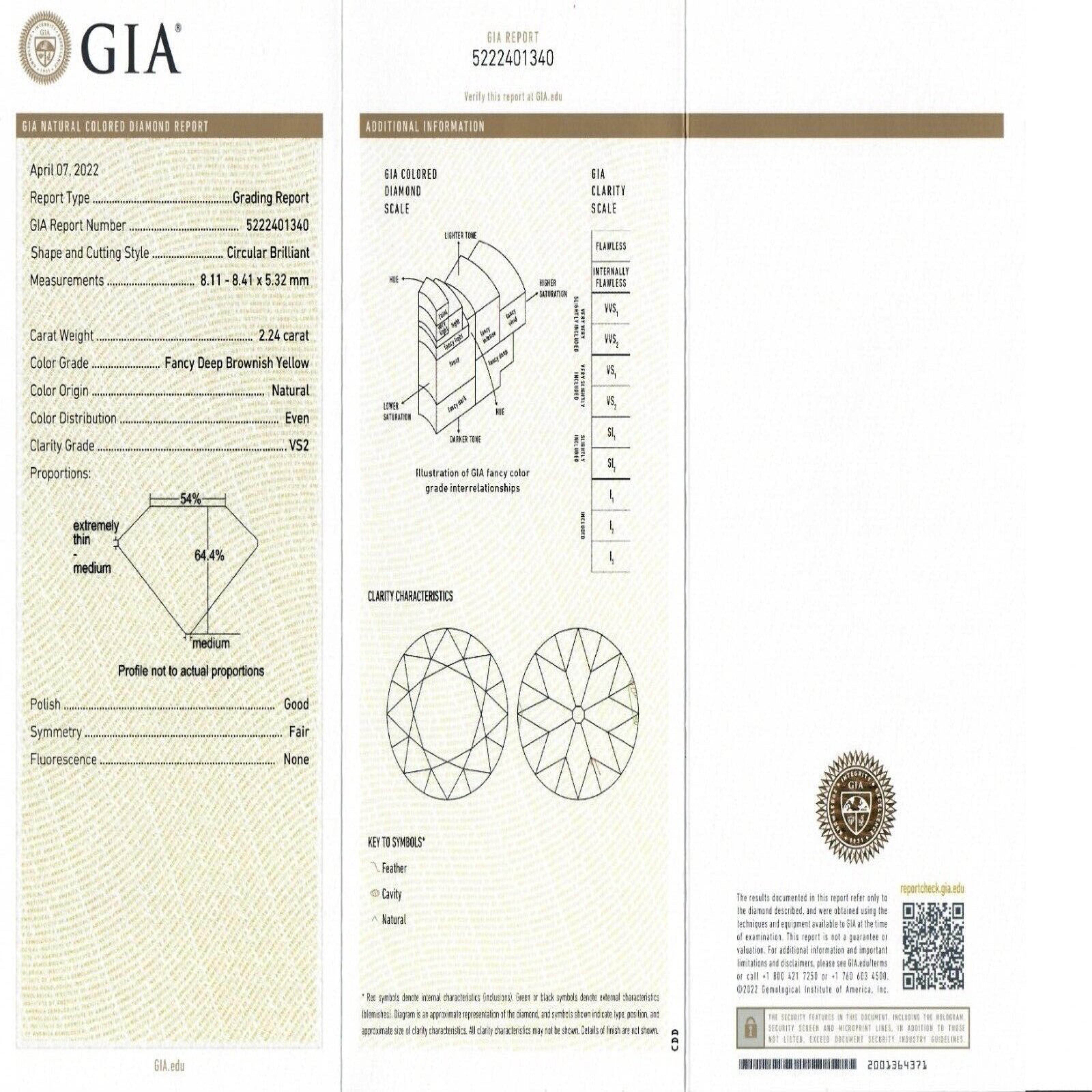 Bague ancienne en platine gravée avec diamant de couleur fantaisie européen ancien de 2,64 carats certifié par le GIA en vente 5