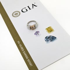 Antique Platinum & Rose Gold GIA Fancy Yellowish Brown Diamond Engagement Ring