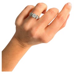 Used Platinum Single Stone Diamond Engagement Ring