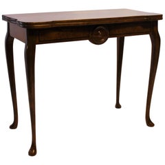 Antique Playing Table of Mahogany, 1860