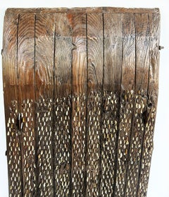 Antique Plow Threshing Board, Mounted Wall Sculpture, South of Spain