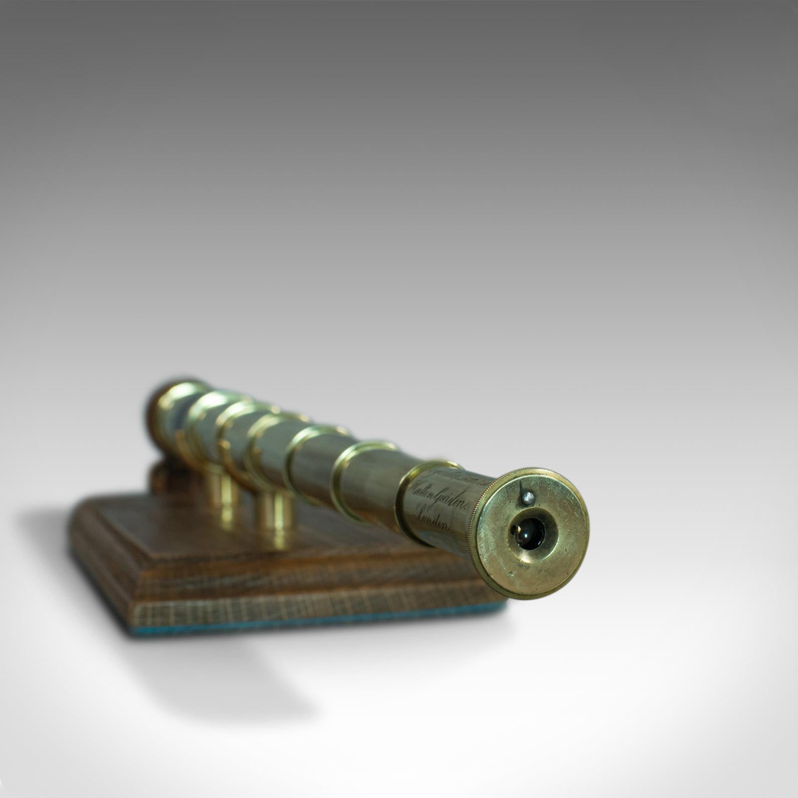 Pocket Telescope, 6 Draw, English, Compact, Negretti and Zambra, circa 1860 1