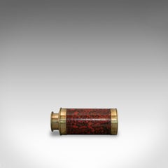 Antique Pocket Telescope, English, Two Draw, Small, Terrestrial, Victorian