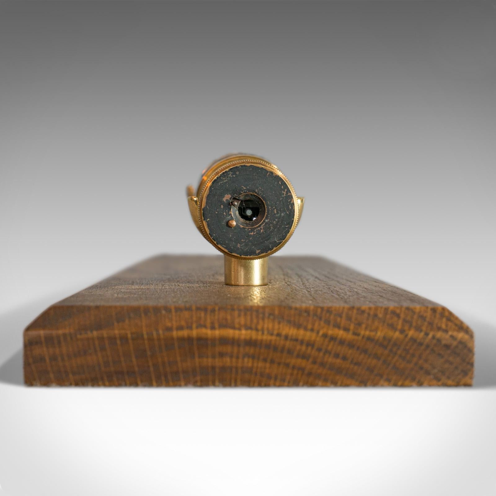 Antique Pocket Telescope, Three Draw, Refractor, English, Victorian, circa 1880 4