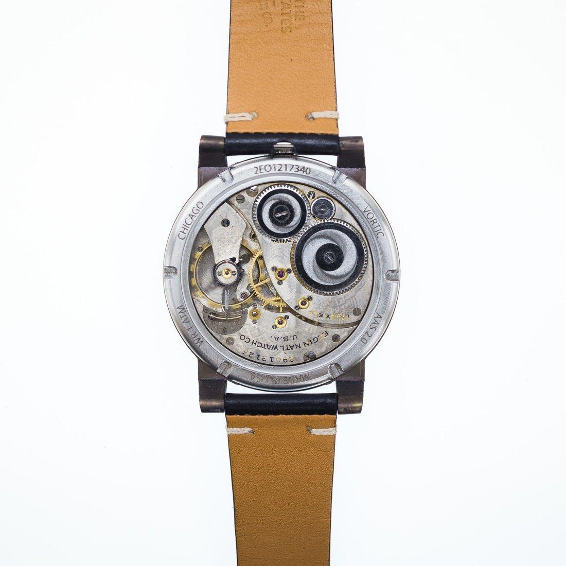 The Vortic Watch Company's Mission is to salvage, restore, and preserve an important part of United States history. Vortic fully restores these 100-year-old mechanisms and builds them into wristwatches to make them functional again and to preserve