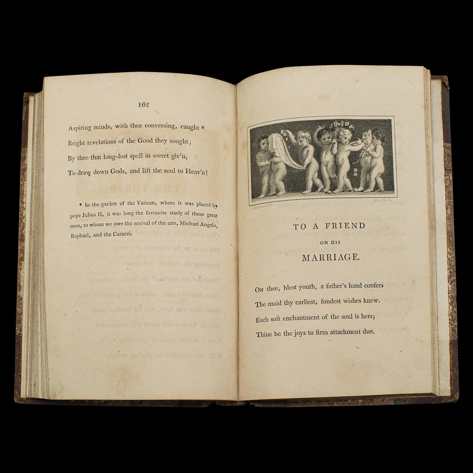 Antique Poetry Book, Pleasures of Memory, Samuel Rogers, English, Georgian, 1803 For Sale 4