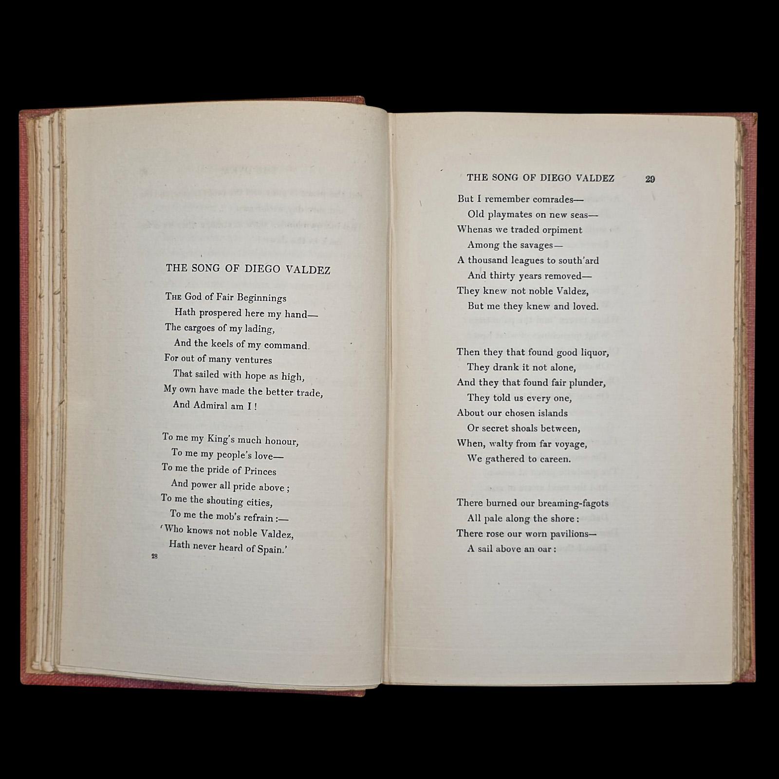 20th Century Antique Poetry Book, The Five Nations, Rudyard Kipling, Poems, Literary Classic For Sale