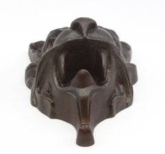 Antique Pointy Ear Cast Iron Lion Head Wall Mount