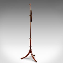 Antique Pole Screen, English, Regency, Fire Screen, Needlepoint, circa 1820