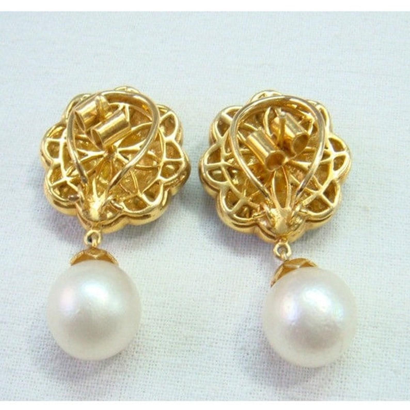 Antiguo Polki Diamante y Pera  Pendientes Diamante natural polki en Nuevo estado para la venta en Chicago, IL