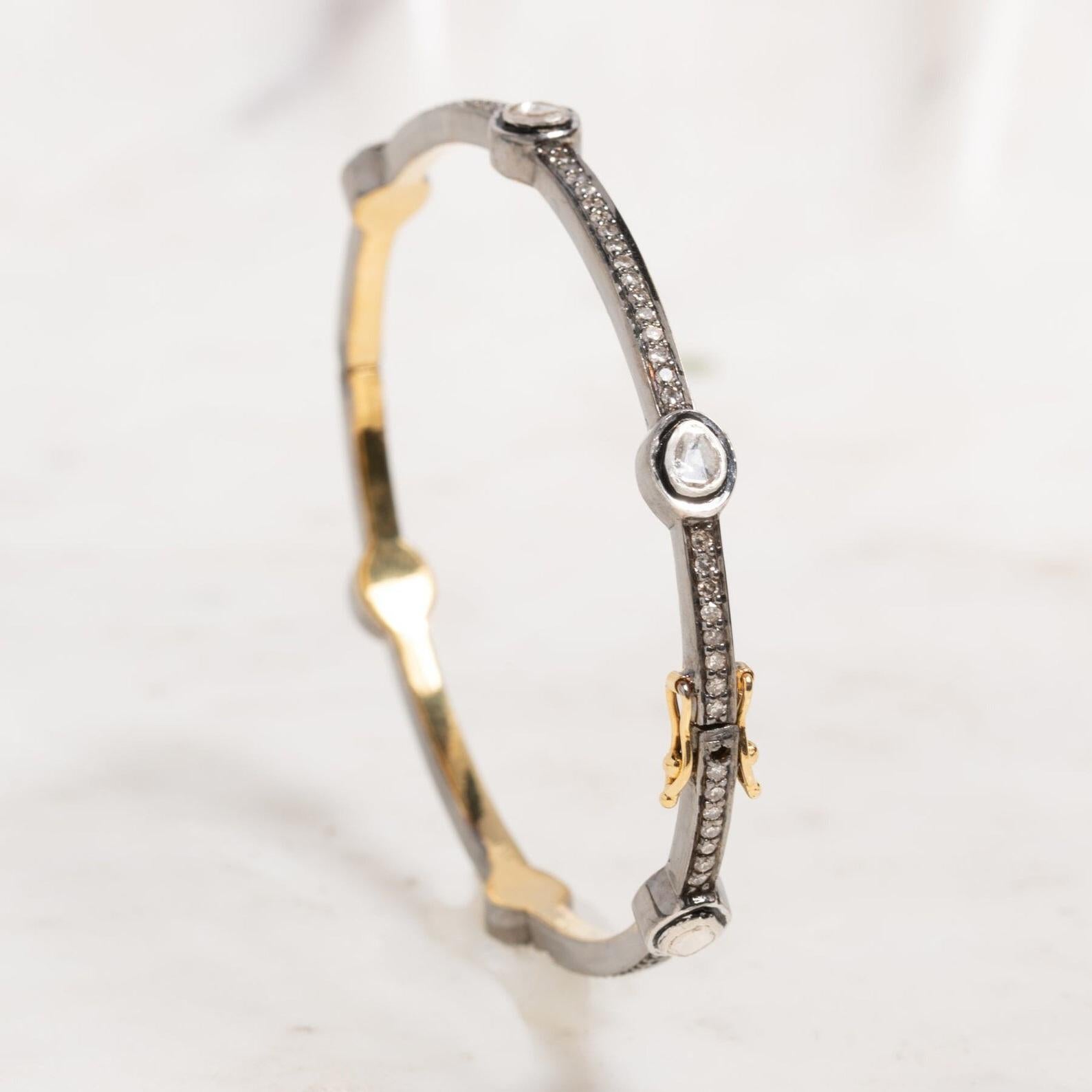 Antique Polki Diamond Bracelet Natural Diamond Victorian  Bracelet
Bracelet Width : 2.40 Inc

Weight :  8  to 14 gram approx  depending  on size customized 
Gemstone:  Natural polki Diamond


A P P R O X T I M E

All items are custom made to order.