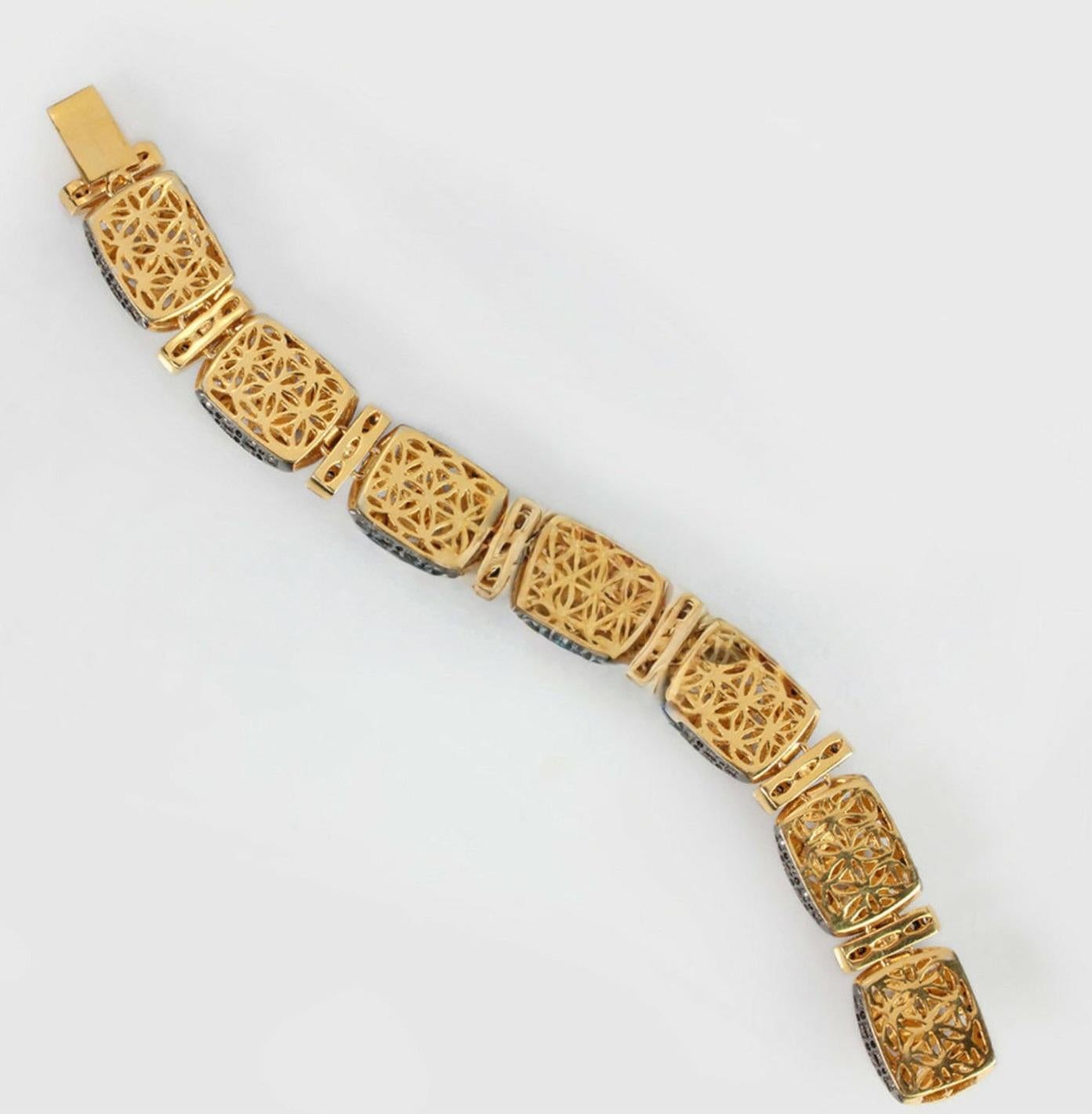 Art Deco Antique Polki Diamond bangle  Bracelet Natural Diamond Victorian Bracelet For Sale