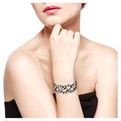 Antiker Polki Diamant-Armreif  Armband Natürlicher Diamant Viktorianisches Armband