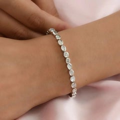 Antique Polki Diamond Bracelet Natural Diamond Victorian  Bracelet