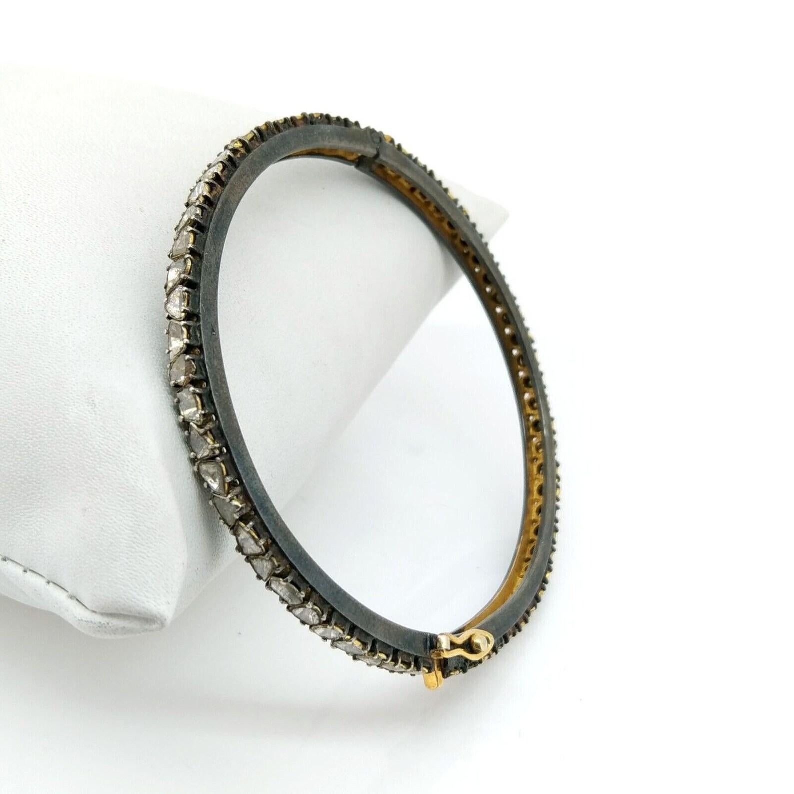 Antique Polki Diamond Bracelet Natural Diamond Victorian  Bracelet
Bracelet Width : 2.4 Inc

Weight : 31 gram approx 
Gemstone: Diamond


A P P R O X T I M E

All items are custom made to order. Our approx time is about 6 - 10 business days. This
