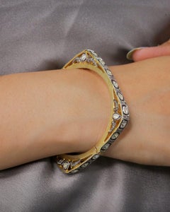 Antique Polki Diamond Bracelet Natural Diamond Victorian Bracelet