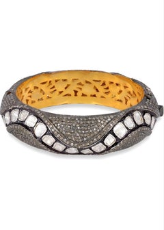 Antique Polki Diamond Bracelet Natural Diamond Victorian Bracelet