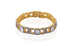 Antique Polki Diamond Bracelet  Natural Diamond Victorian Bracelet