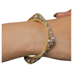 Antique Polki Diamond Bracelet Natural Diamond Victorian Bracelet