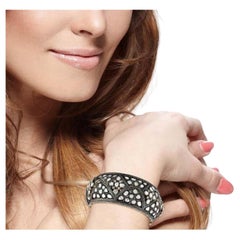 Antikes viktorianisches Polki-Diamant-Armband mit natürlichen Diamanten