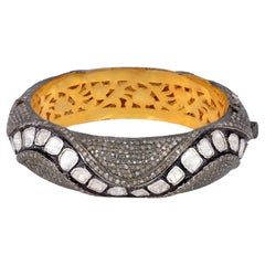 Antique Polki Diamond Bracelet Natural Diamond Victorian Bracelet