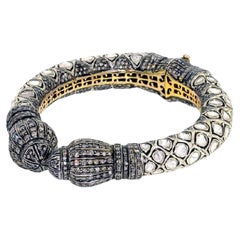 Antique Polki Diamond Bracelet Natural Diamond Victorian Bracelet