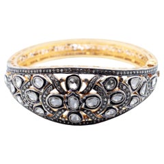 Antique Polki Diamond Bracelet Natural Diamond Victorian  Bracelet handmade